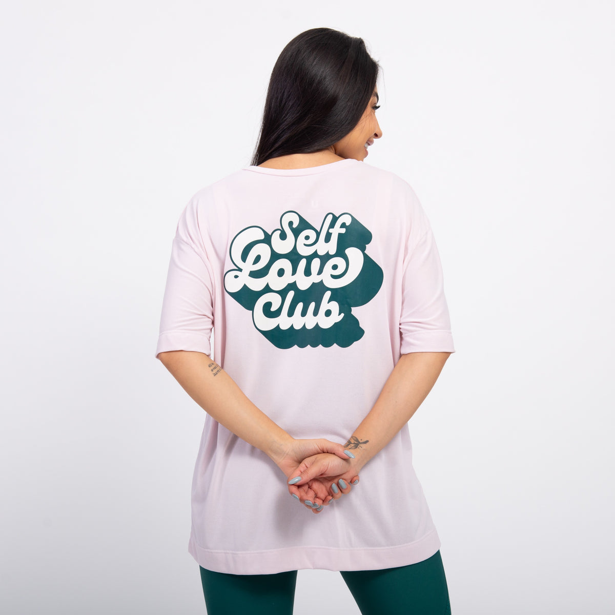T-shirt Oversized Sport Self Club - Ballet