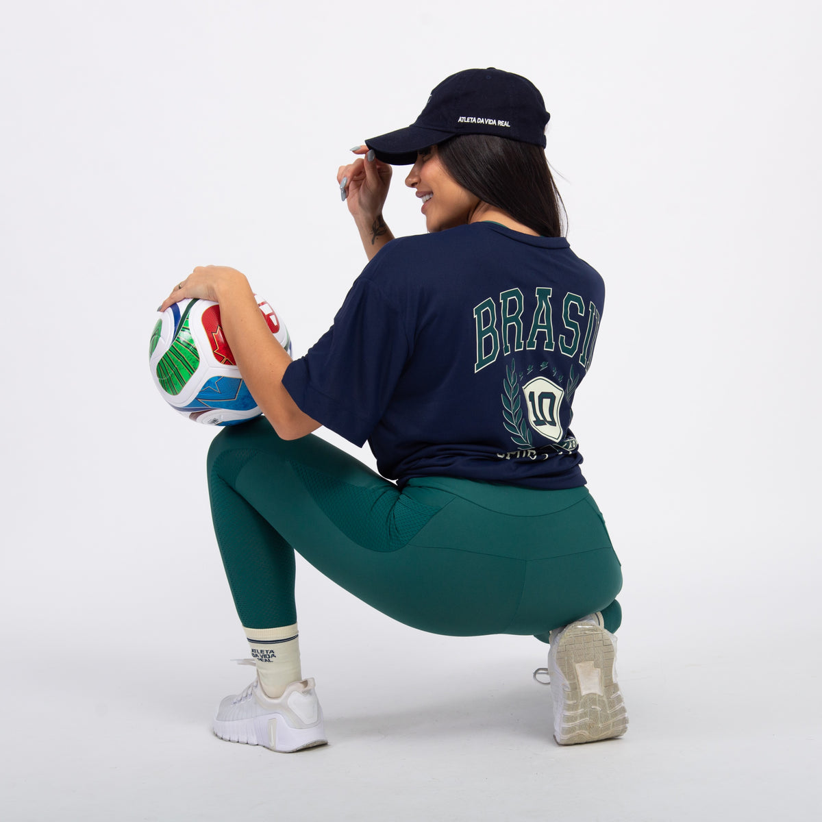 T-shirt Oversized Sport Club Brasil - Marinho Profundo