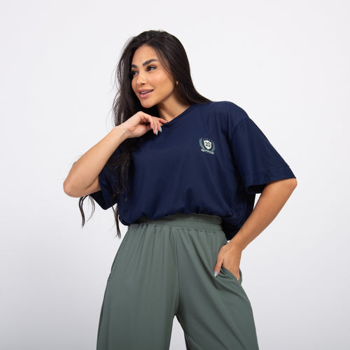 T-shirt Oversized Sport Club Brasil - Marinho Profundo