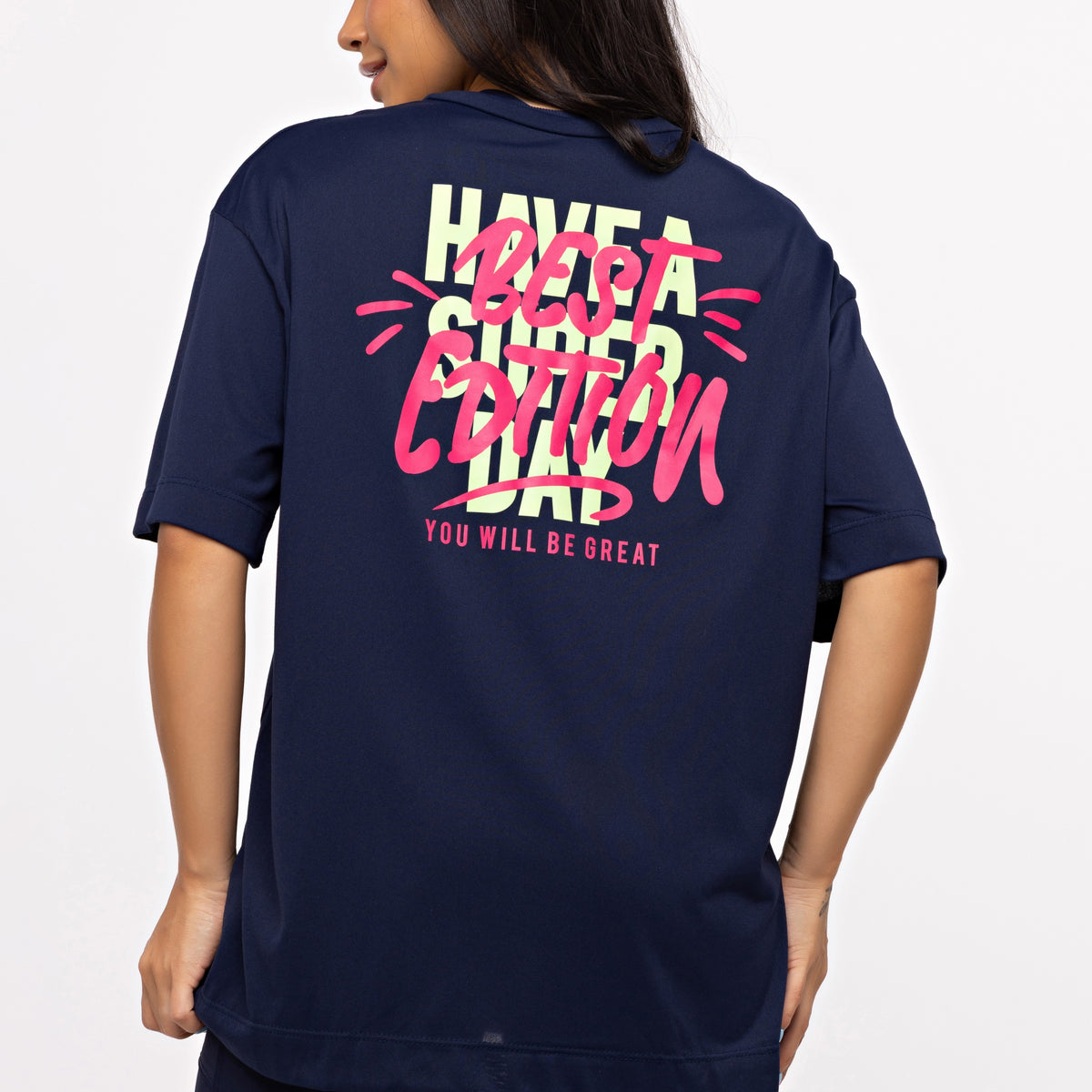 T-SHIRT OVERSIZED SPORT BEST EDITION - MARINHO PROFUNDO
