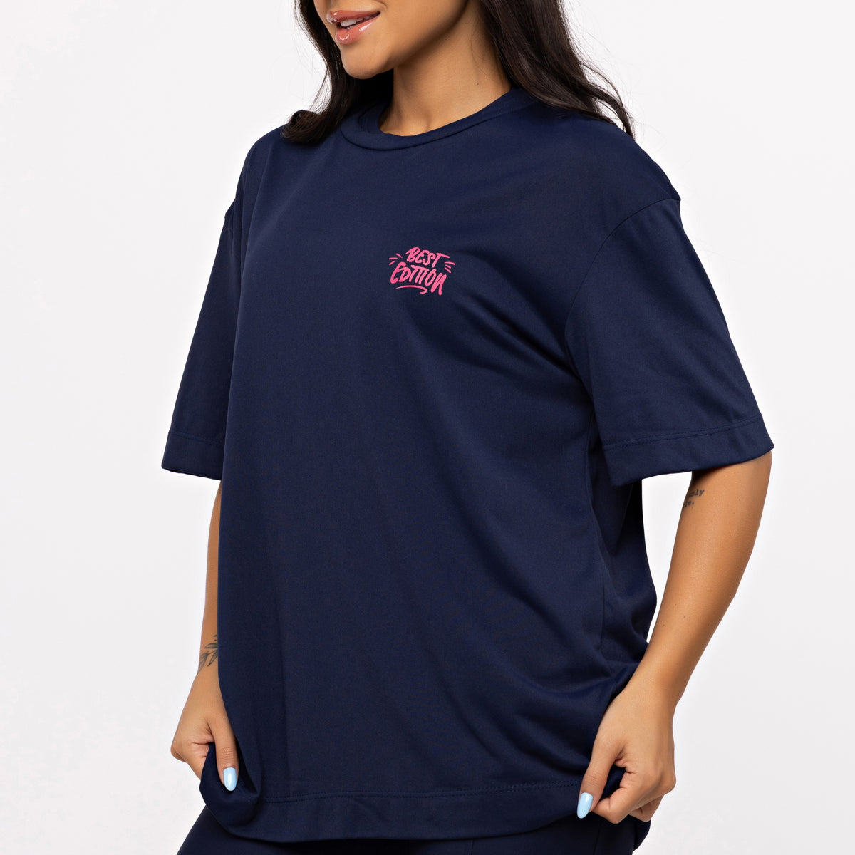 T-SHIRT OVERSIZED SPORT BEST EDITION - MARINHO PROFUNDO