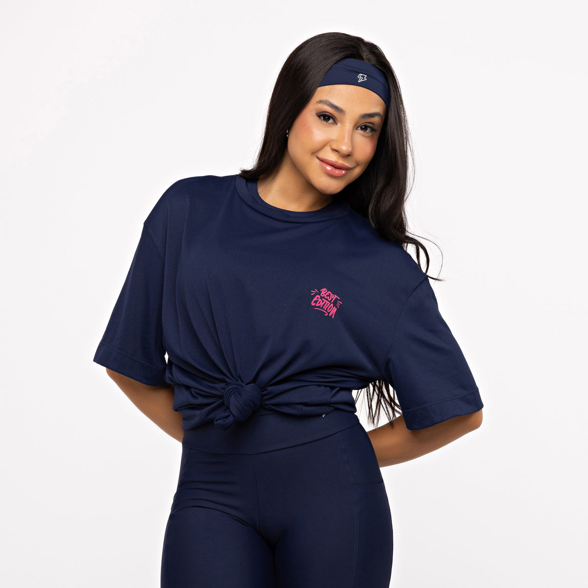 T-SHIRT OVERSIZED SPORT BEST EDITION - MARINHO PROFUNDO