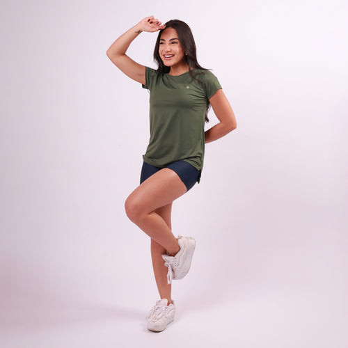 Blusa Essencial Fit - Verde Oliva