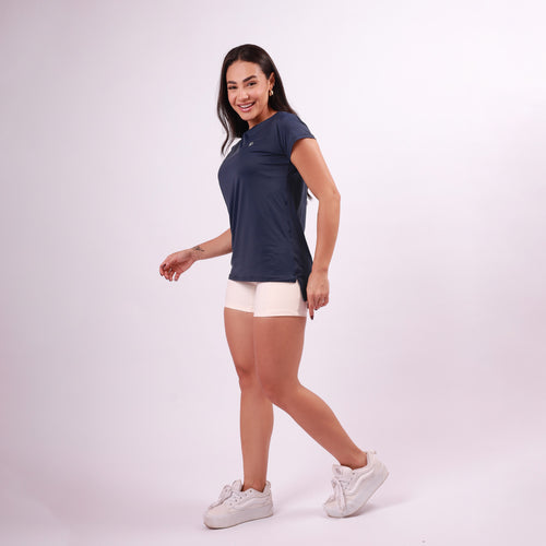 Blusa Essencial Fit - Azul Marinho