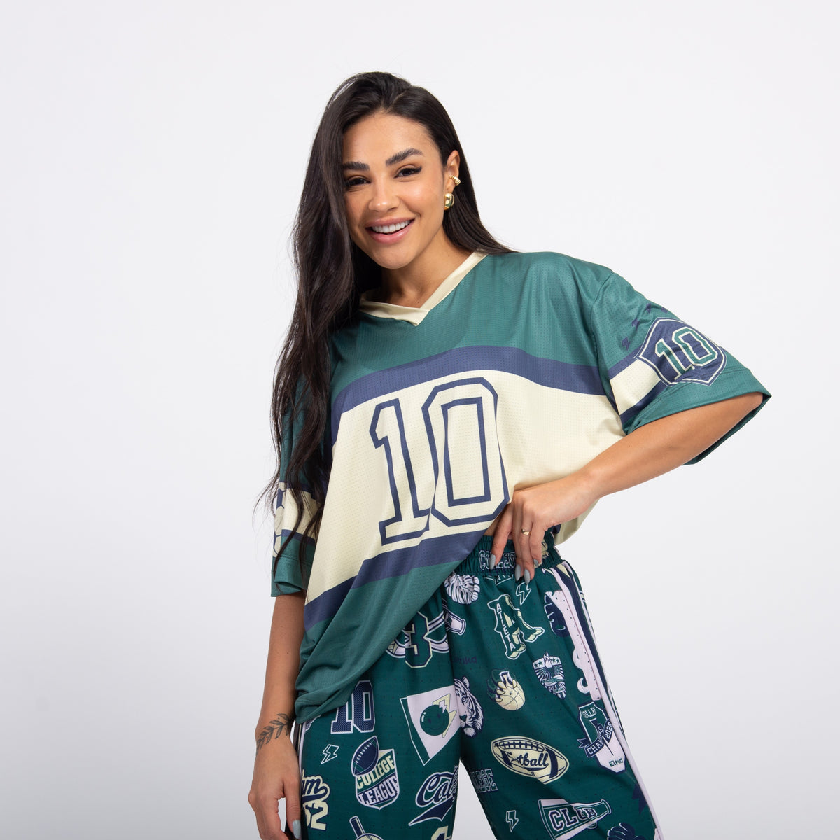T-shirt Oversized Sport Club - Camisa 10