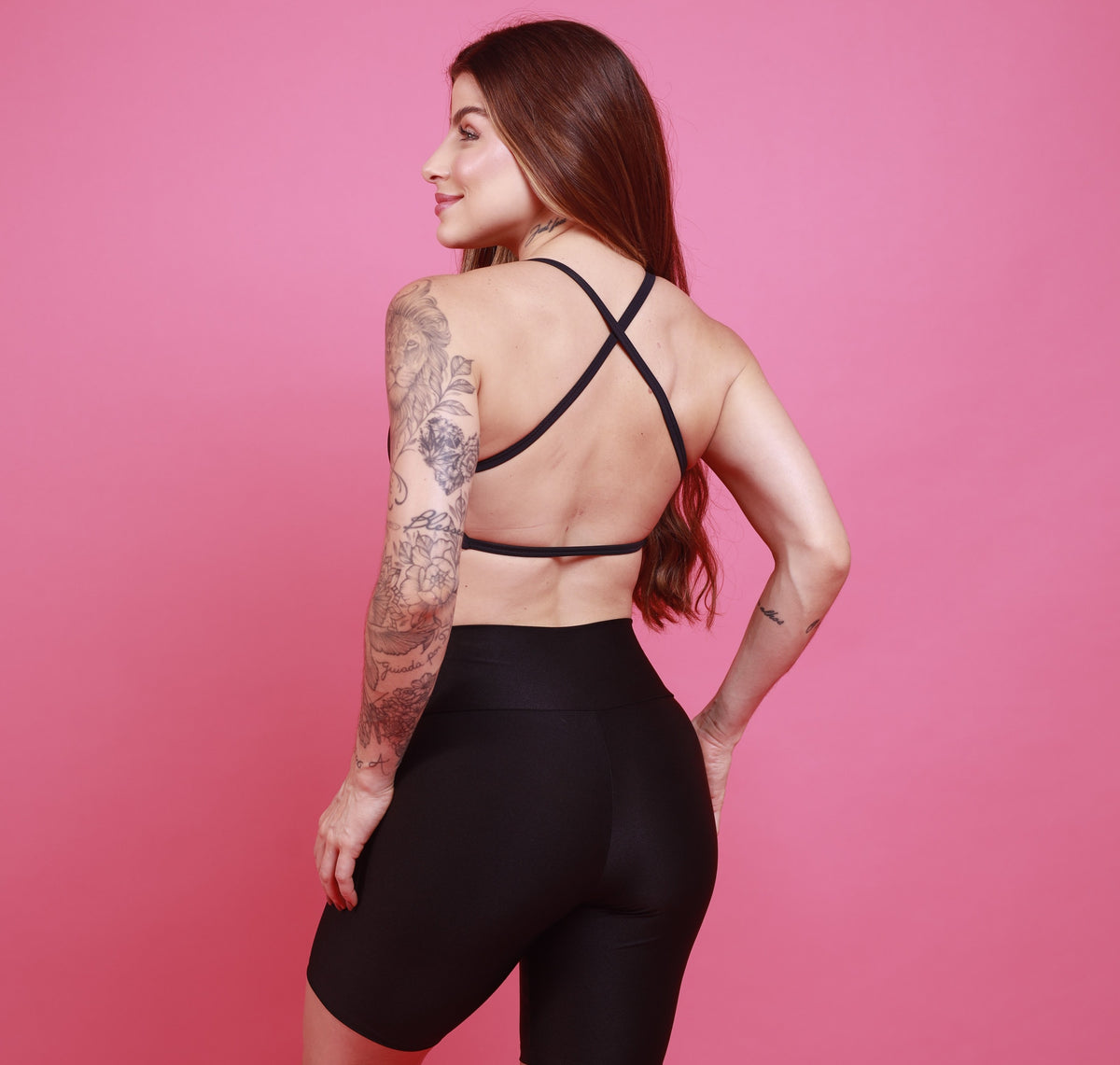 Bermuda Com Bolso - Preto