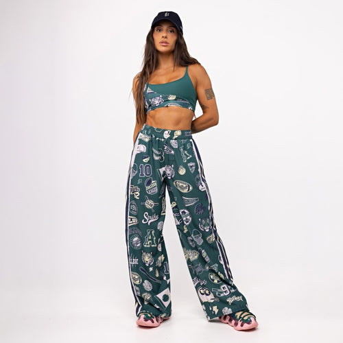 Calça Sport High Tech Estampada - College