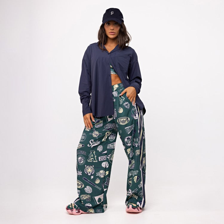 Calça Sport High Tech Estampada - College