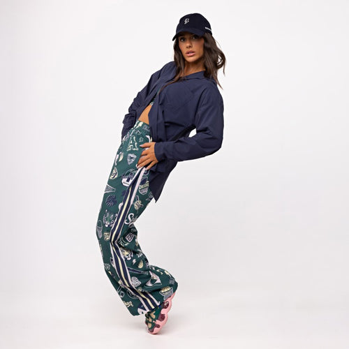 Calça Sport High Tech Estampada - College
