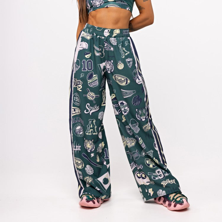 Calça Sport High Tech Estampada - College