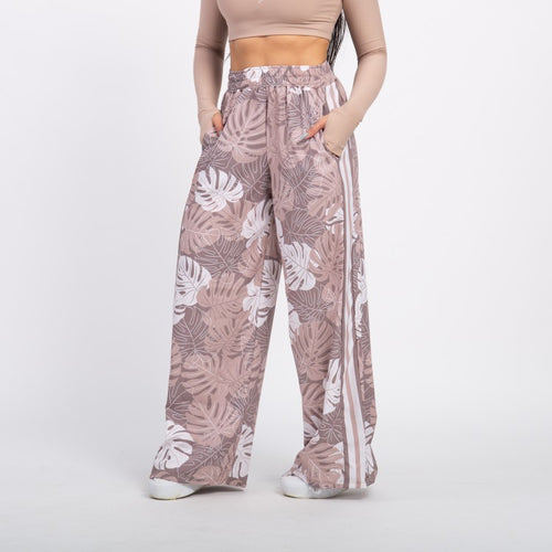 Calça Sport High Tech Estampada - Costela Nude