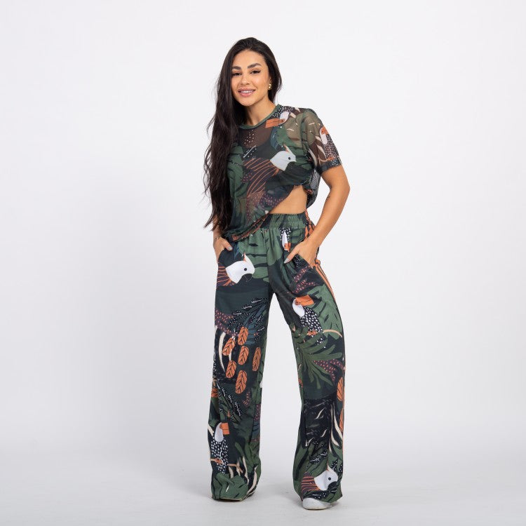 Calça Sport High Tech Estampada - Tucano