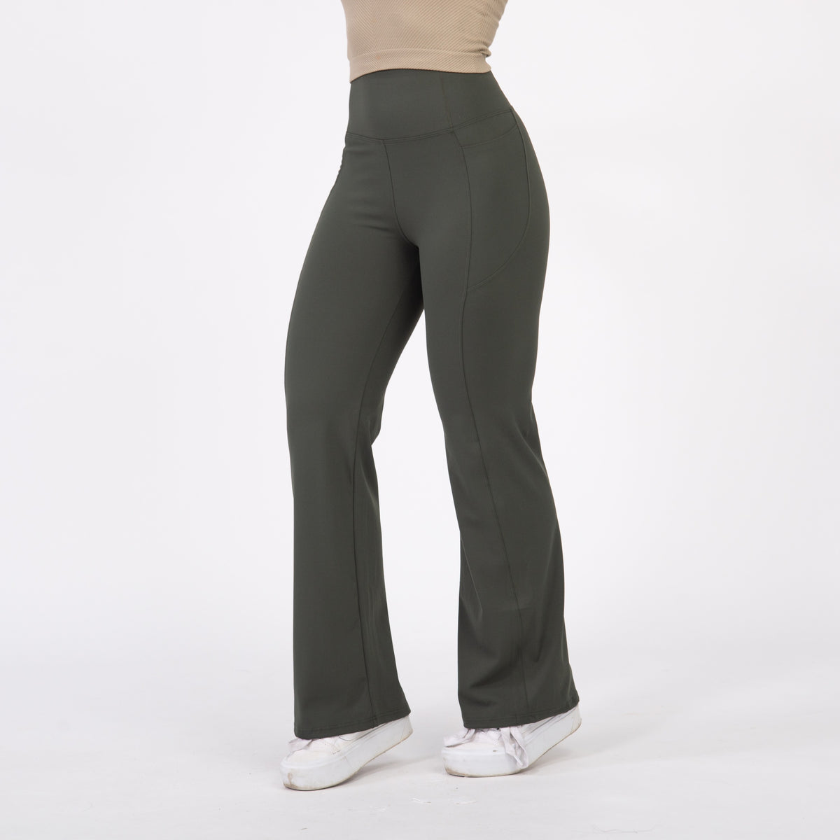 Calça Flaire Soft com Bolso - Verde Pinheiro