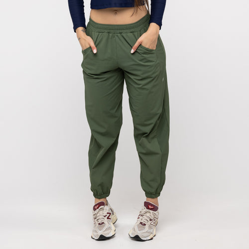 Calça Jogger Bolso Tech Fit - Verde Oliva