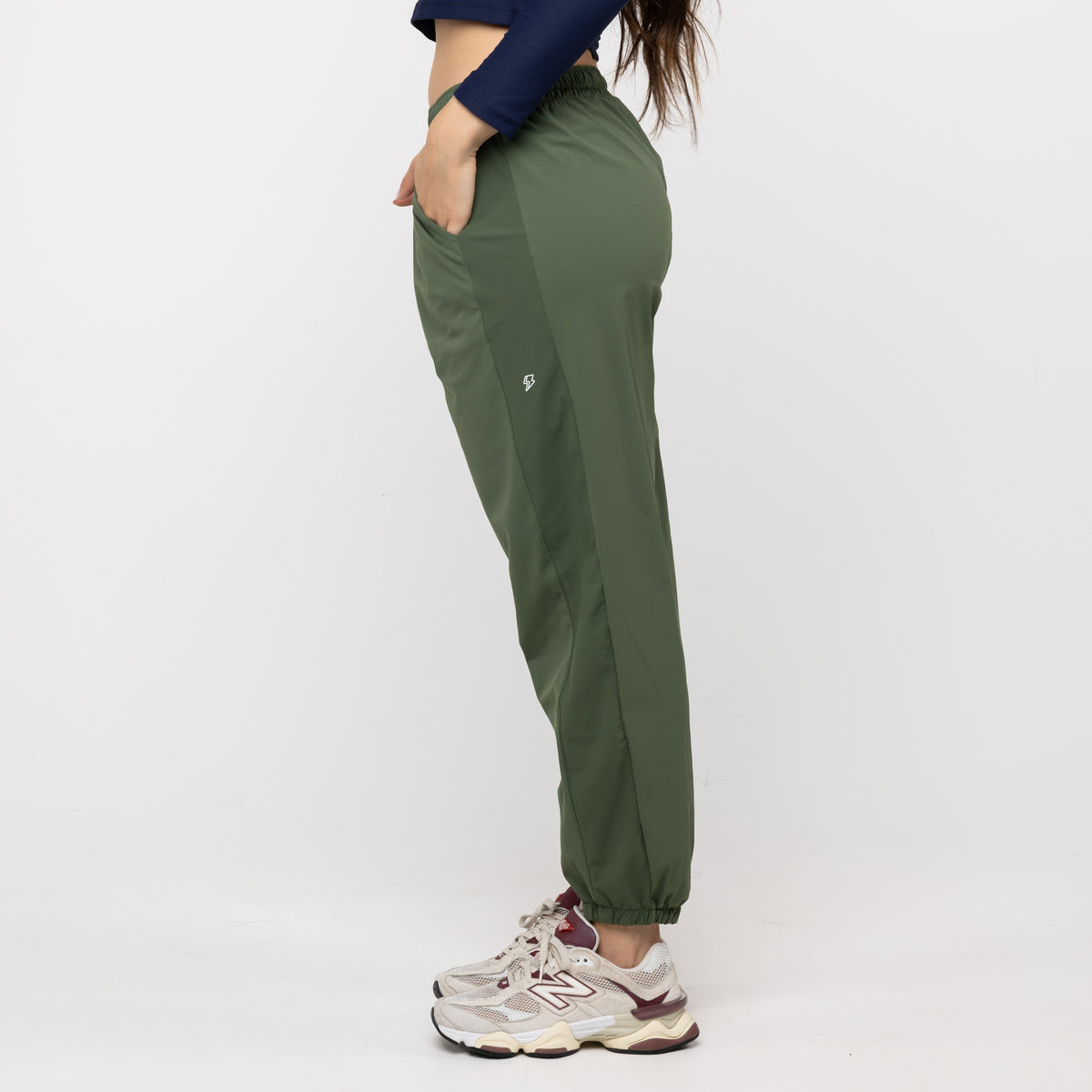 Calça Jogger Bolso Tech Fit - Verde Oliva
