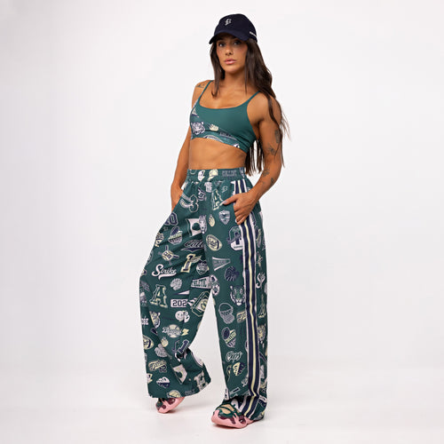 Calça Sport High Tech Estampada - College