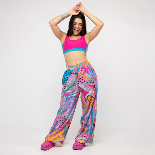 Calça Sport High Tech Estampada - Onça Pop