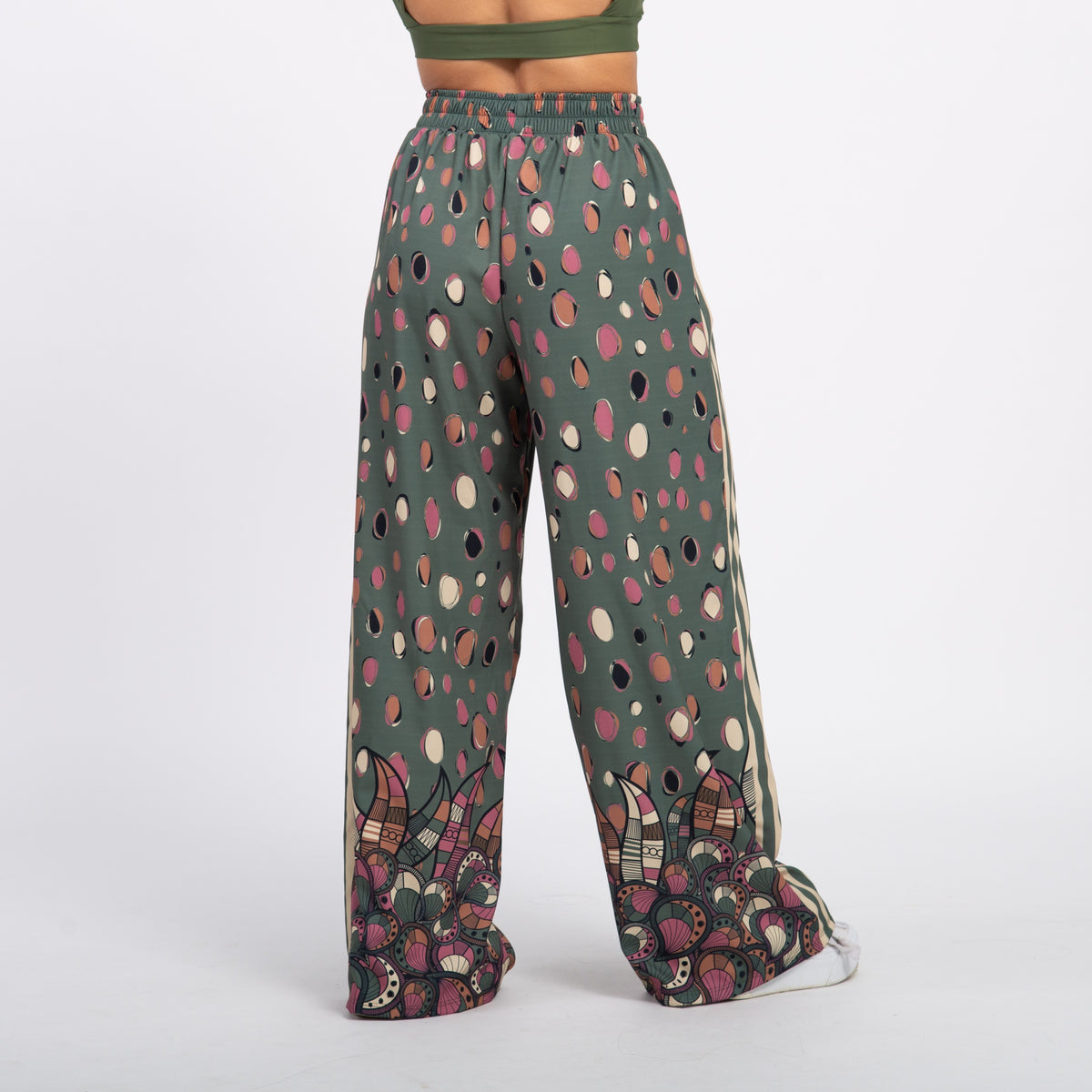 Calça Sport High Tech Estampada - Jardim de Inverno