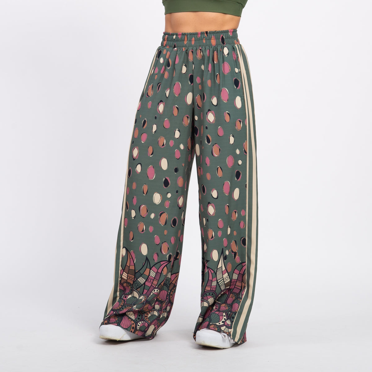 Calça Sport High Tech Estampada - Jardim de Inverno