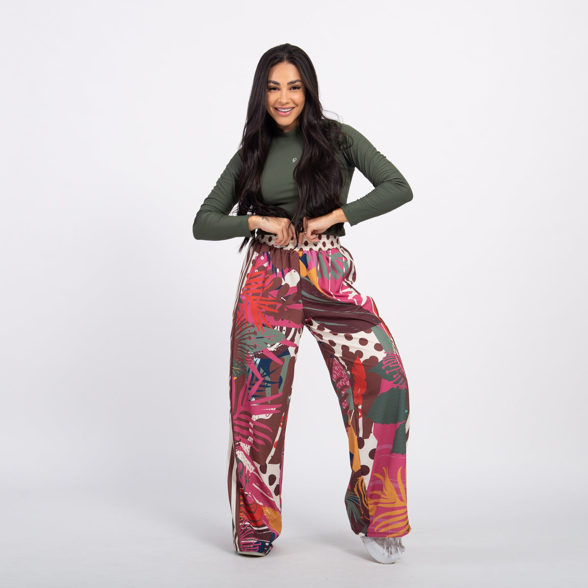 Calça Sport High Tech Estampada - Patch Forest
