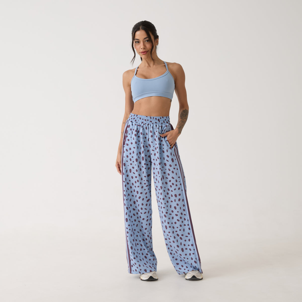 Calça Sport High Tech Estampada - Polka Dot