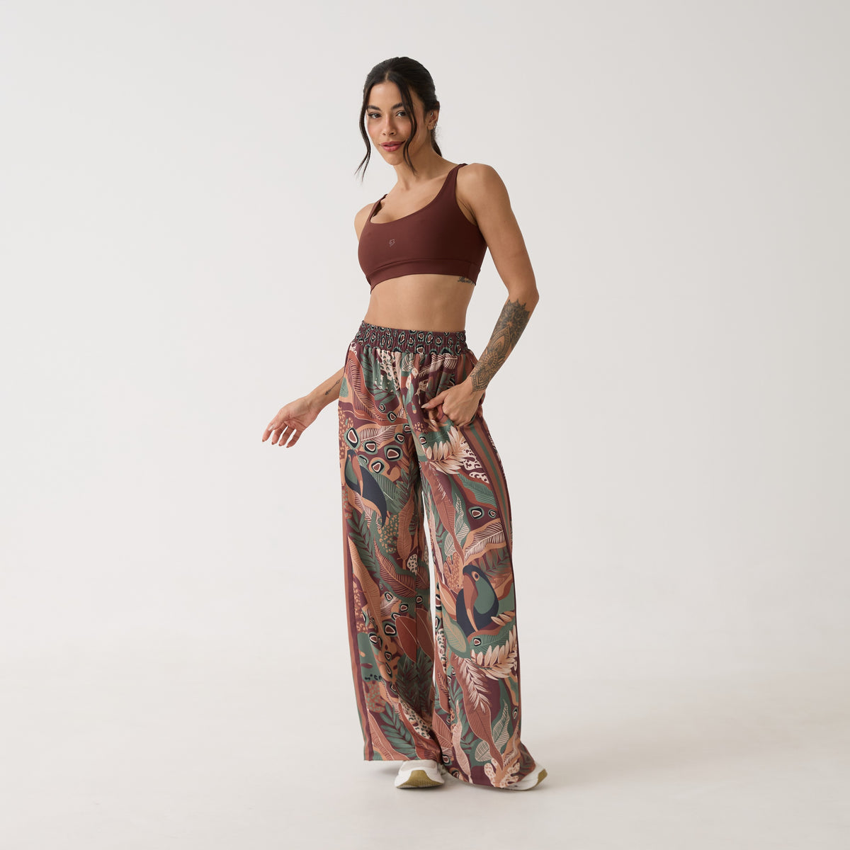 Calça Sport High Tech Estampada - Terra Nativa