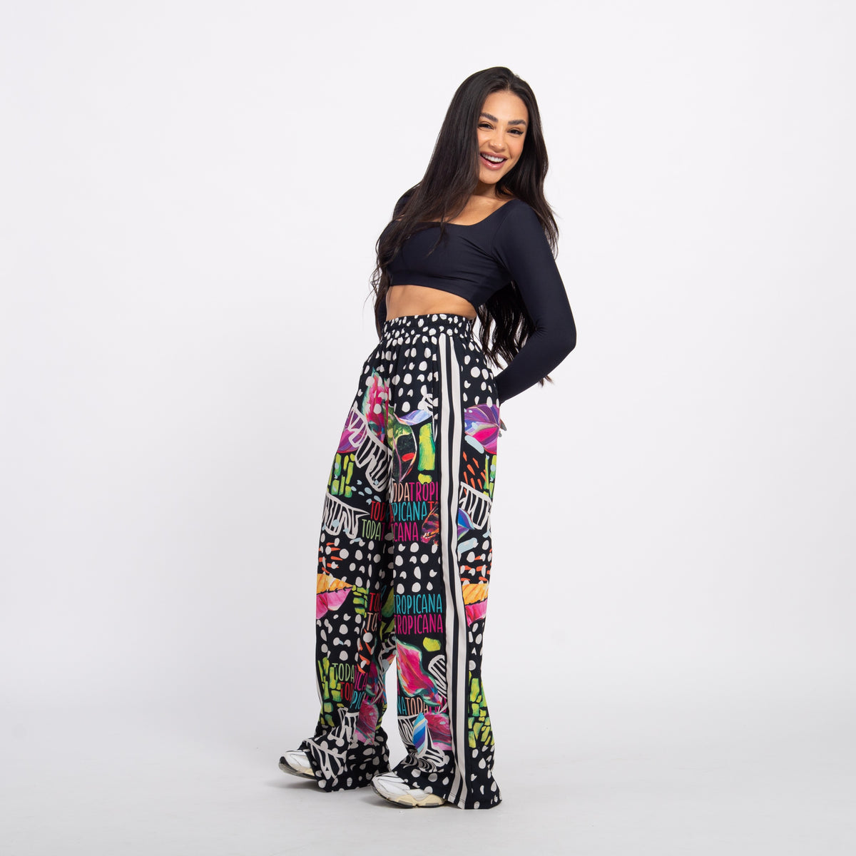 Calça Sport High Tech Estampada - Tropicana