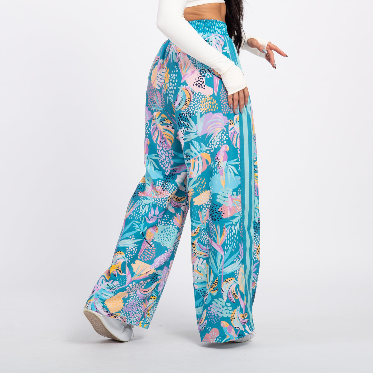 Calça Sport High Tech Estampada - Araras Aquarela