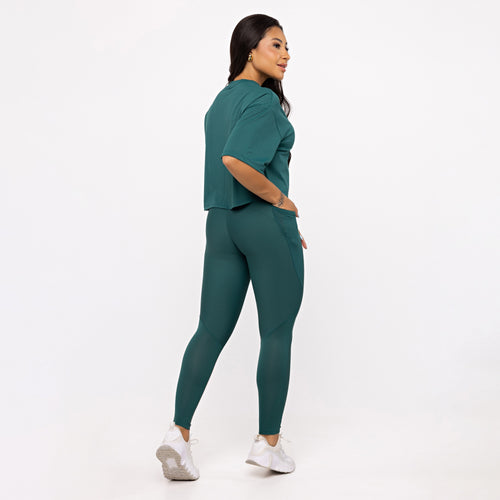 Cropped Mesh - Esmeralda