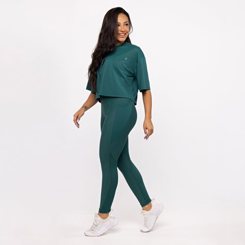 Cropped Mesh - Esmeralda