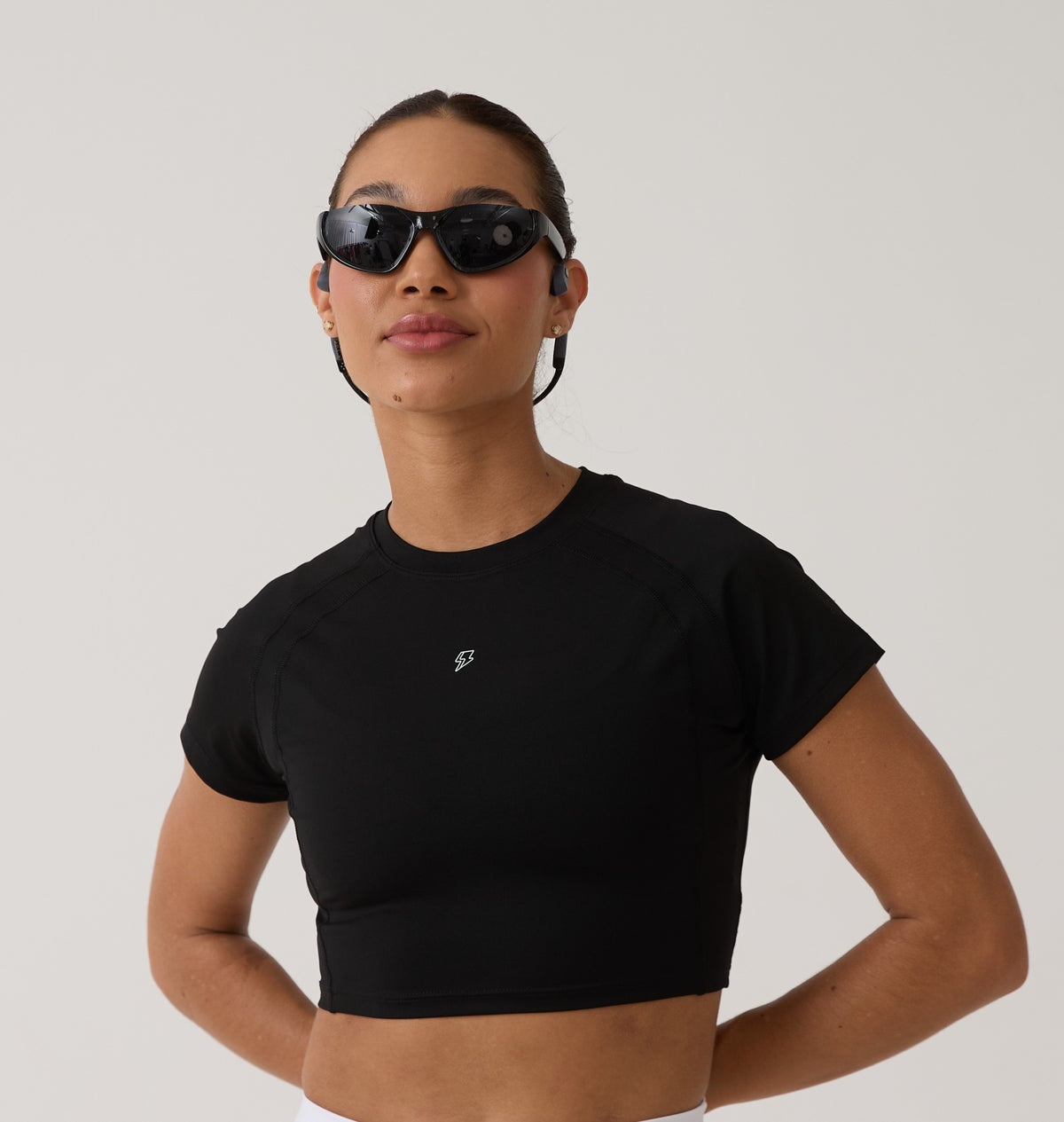 Cropped Raglan Anatômico - Preto