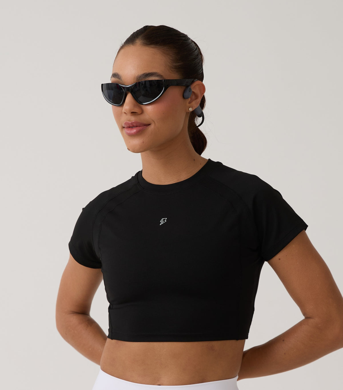 Cropped Raglan Anatômico - Preto