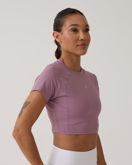 Cropped Raglan Anatômico - Ametista