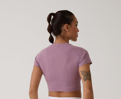 Cropped Raglan Anatômico - Ametista