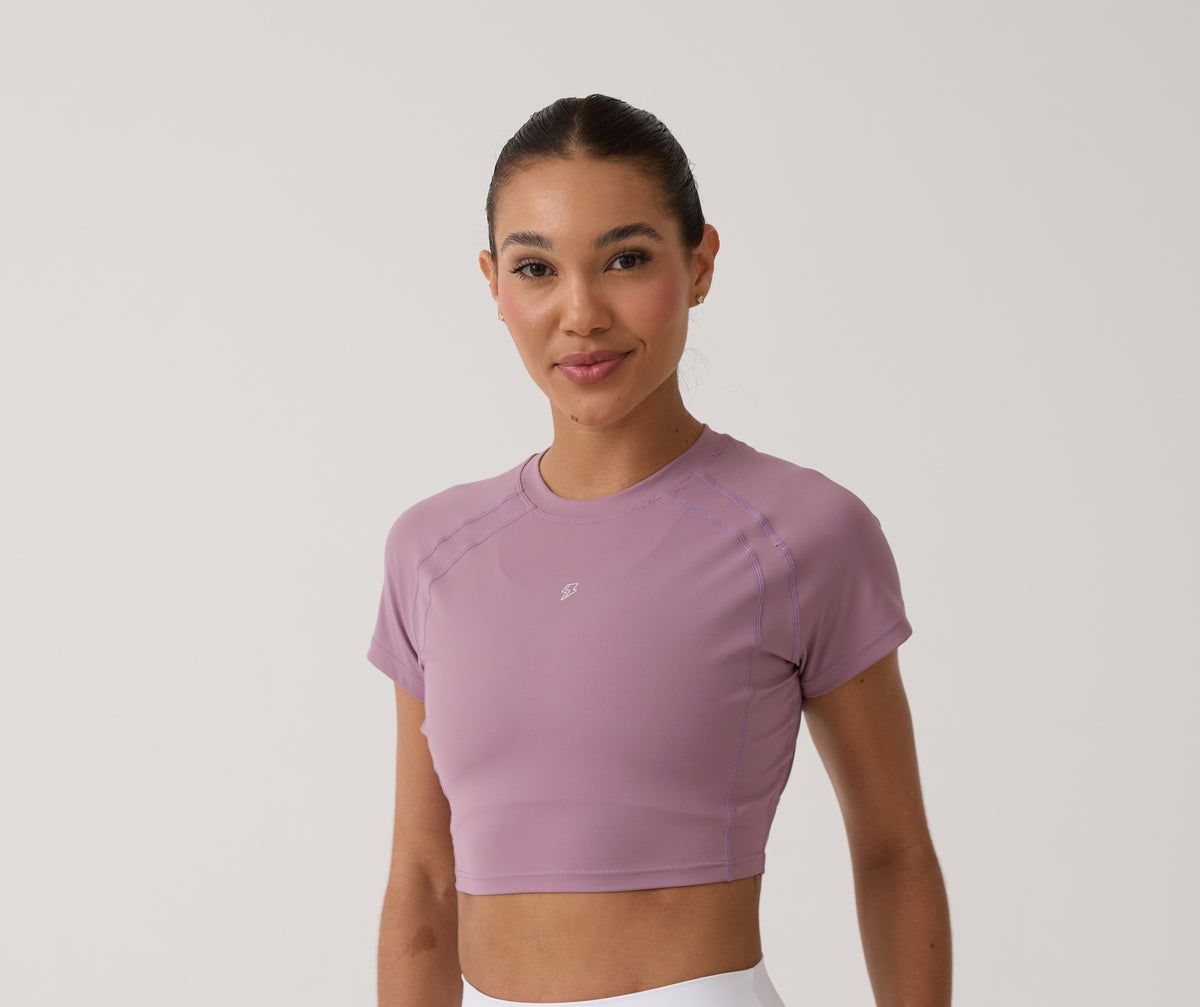Cropped Raglan Anatômico - Ametista