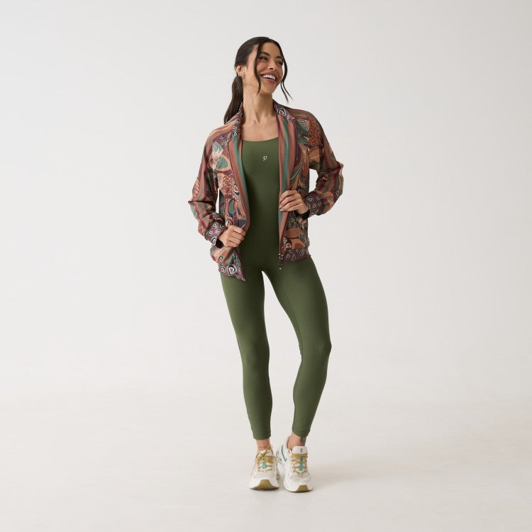 Jaqueta Bomber Estampada - Terra Nativa