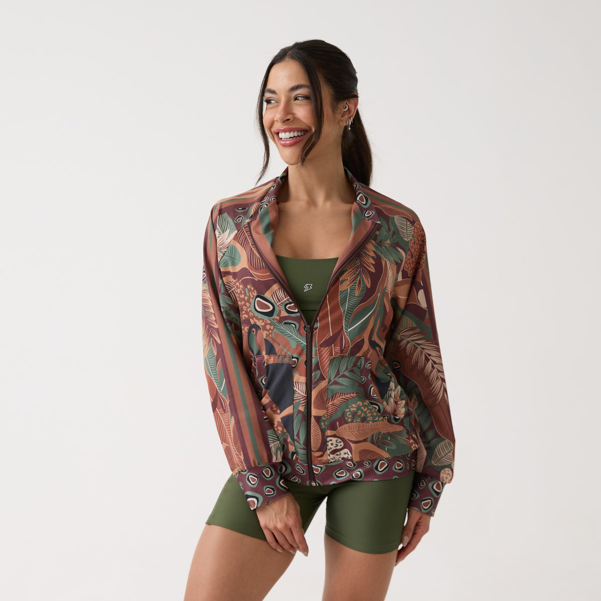 Jaqueta Bomber Estampada - Terra Nativa