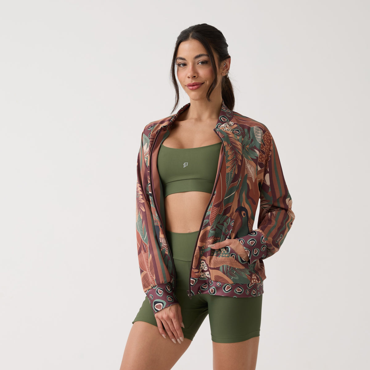 Jaqueta Bomber Estampada - Terra Nativa