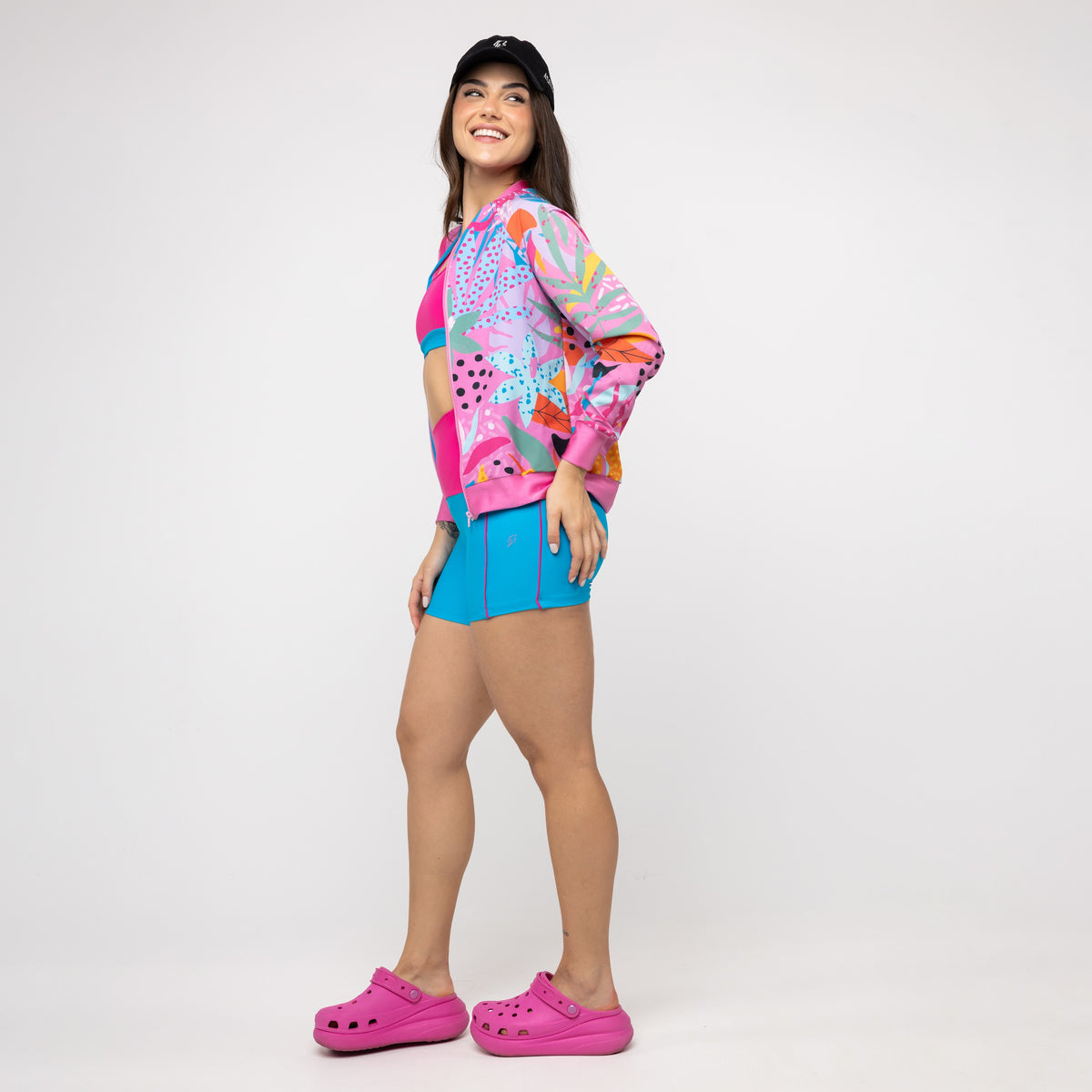 Jaqueta Bomber Estampada - Onça Pop