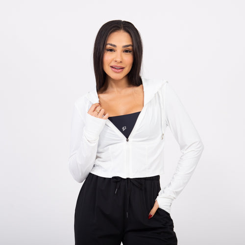 Jaqueta Corset Sleek - Branco