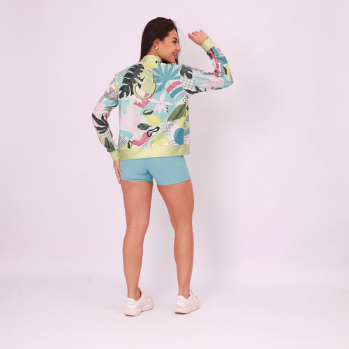 Jaqueta Básica Estampada - Organic