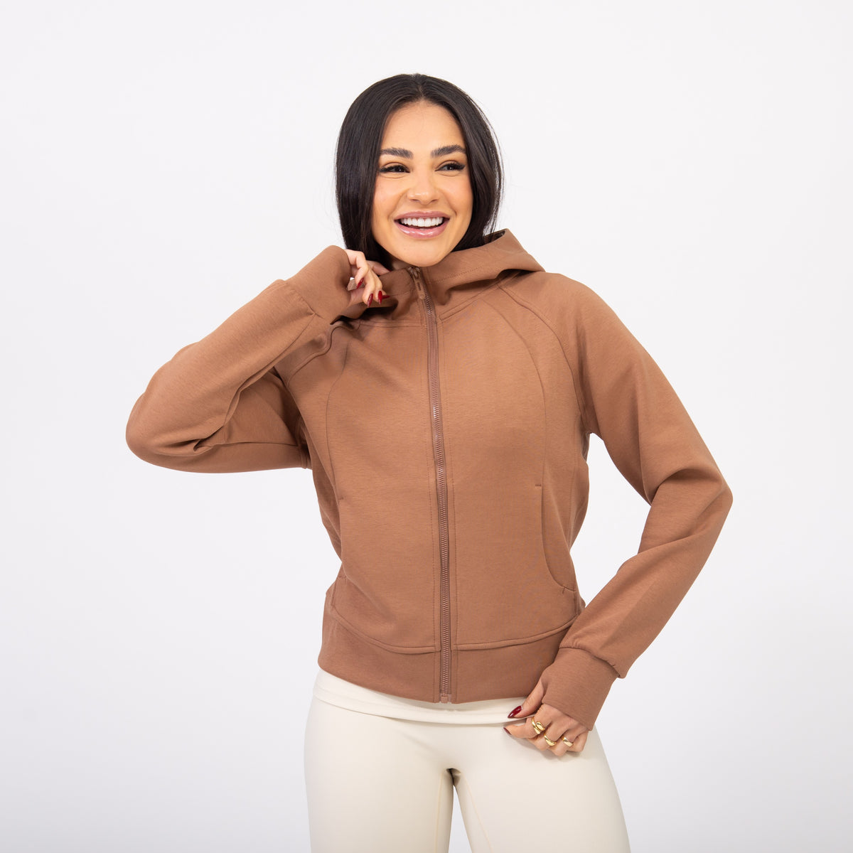 Casaco Urban Flow - Caramelo