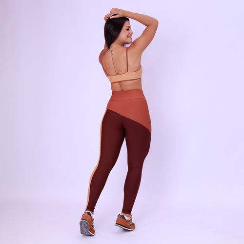 Legging Assimétrica Tricolor - Tricolor Wild