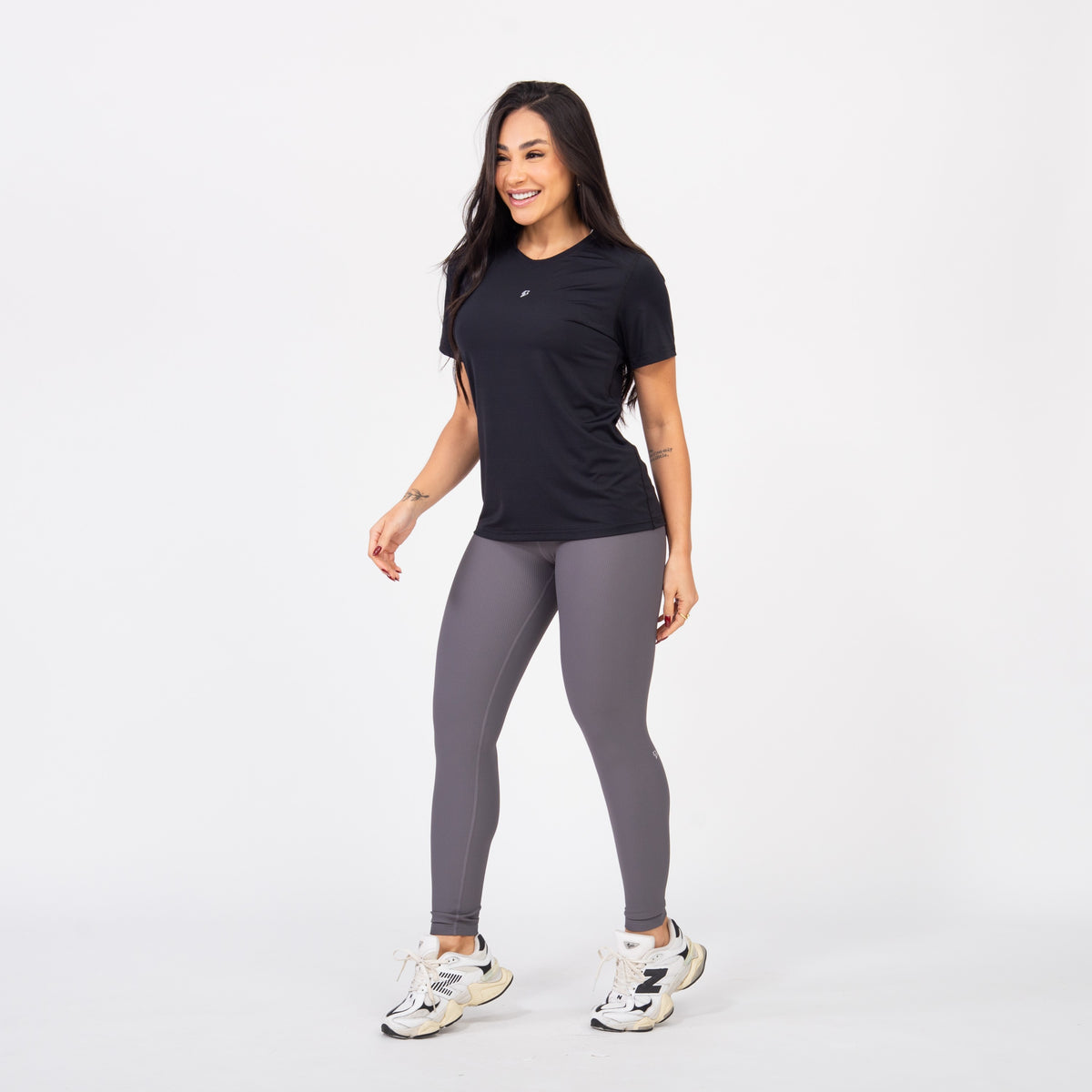 Legging Easy Rib - Grafite
