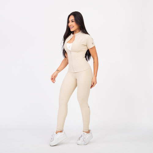 Legging Easy Rib - Gelo
