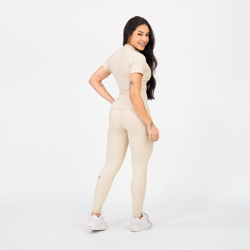 Legging Easy Rib - Gelo