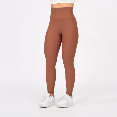 Legging Easy Rib - Avelã