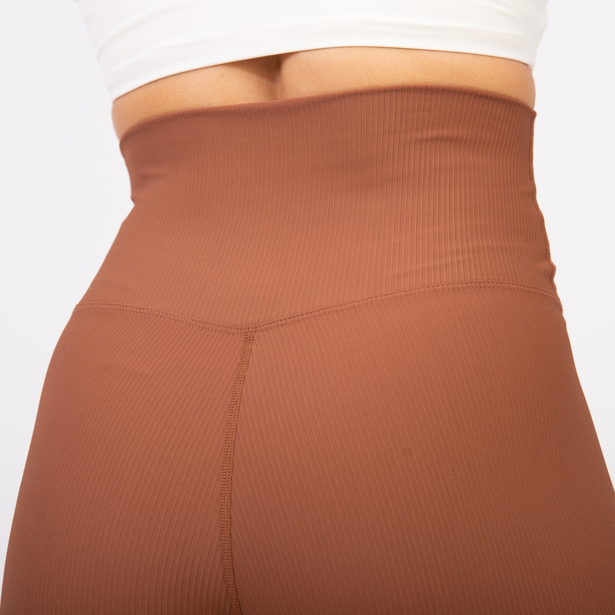 Legging Easy Rib - Avelã