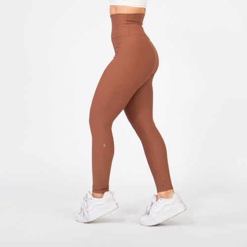 Legging Easy Rib - Avelã