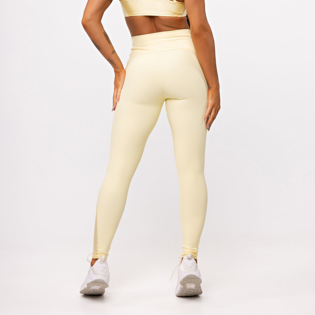 Legging Recorte Anatomic Shine - Manteiga